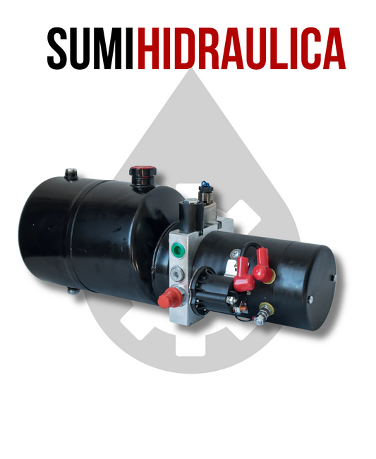 MINICENTRAL HIDRAULICA SIMPLE EFECTO 24 VDC CON MOTOR DE 2.6 HP BOMBA DE 1.5 GPM