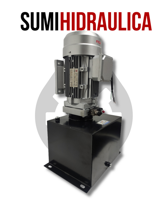 MINICENTRAL HIDRAULICA SIMPLE EFECTO 220/440 VAC CON MOTOR DE 5 HP BOMBA DE 4 GPM