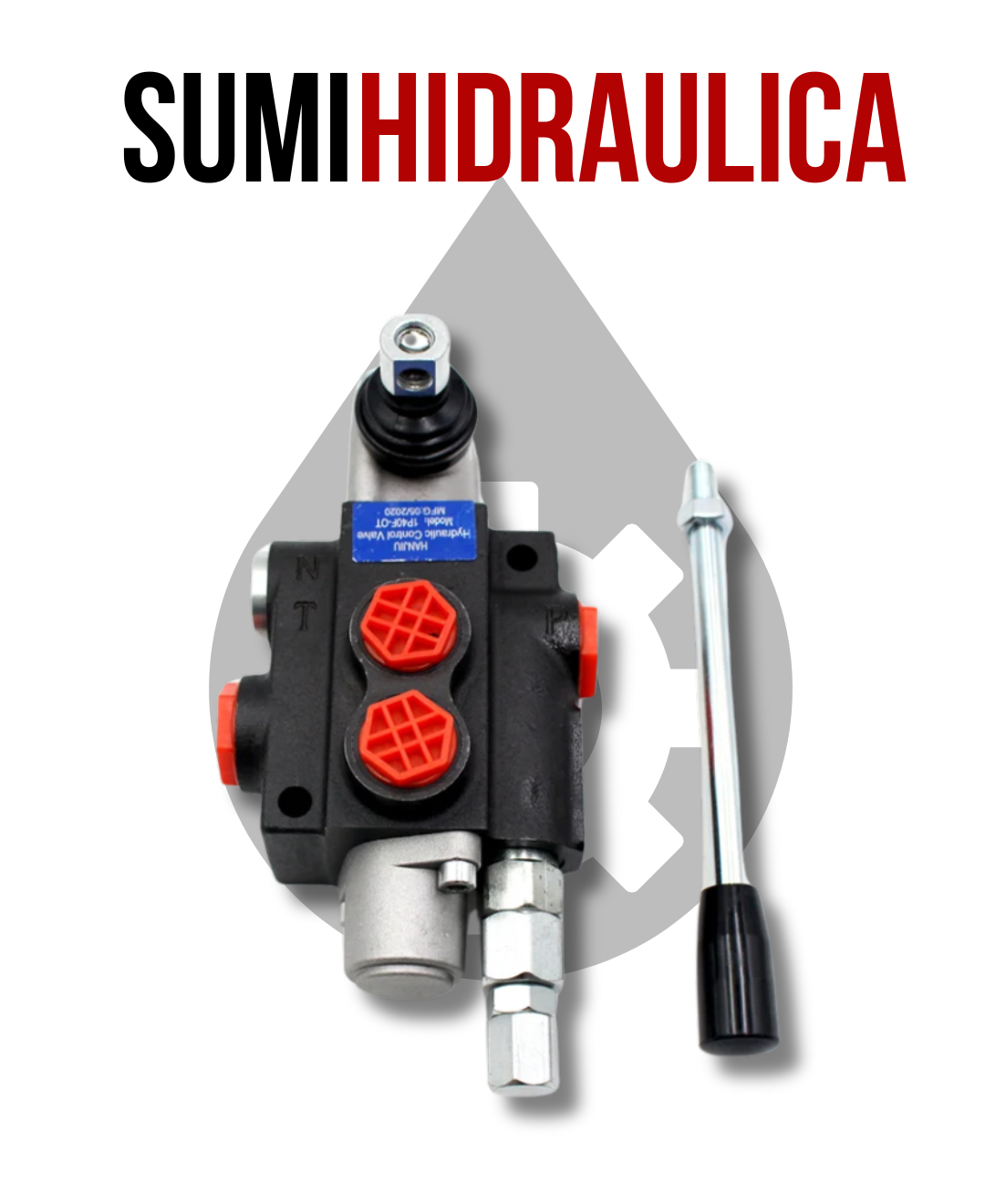 MANDO HIDRAULICO DE 1/2 CON 1 PALANCAS PARA 40 LTS
