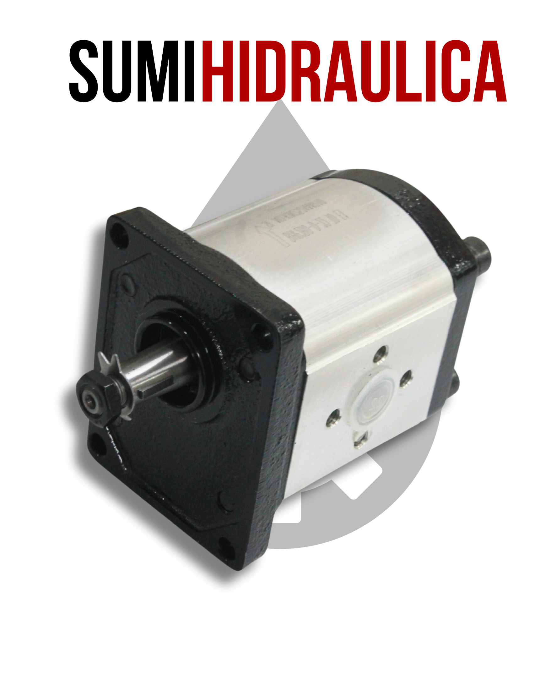 BOMBA DE ENGRANAJES DIN DE ALUMINIO DE 9 GPM EJE CÓNICO