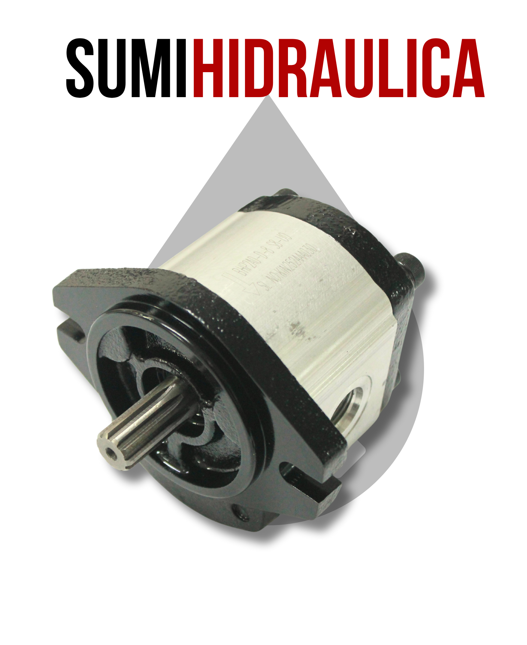 BOMBA DE ENGRANAJES DE ALUMINIO DE 13 GPM EJE 5/8 9 ESTRIAS