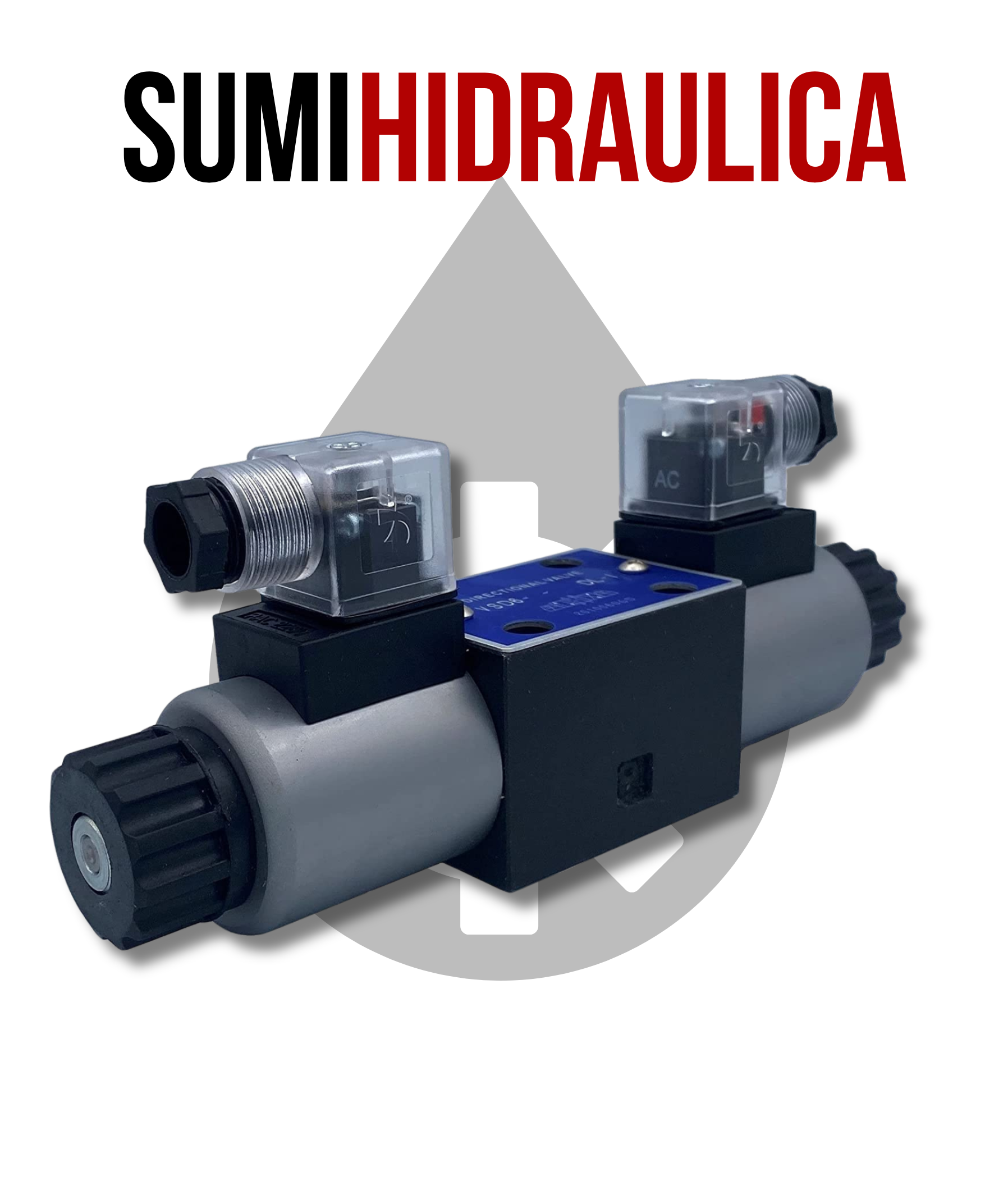 ELECTROVALVULA 4/3 CETOP 3 CENTRO TANDEM A 24 VDC